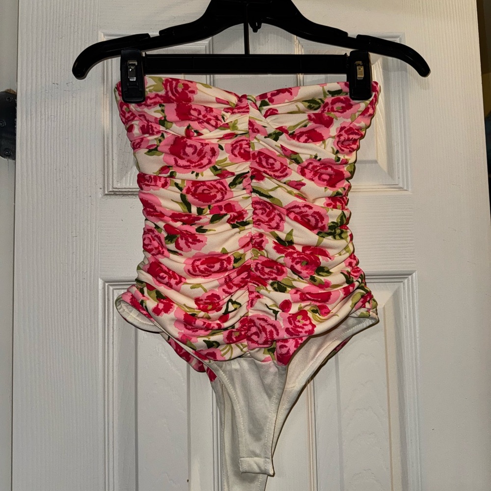 Floral Ruched bodysuit